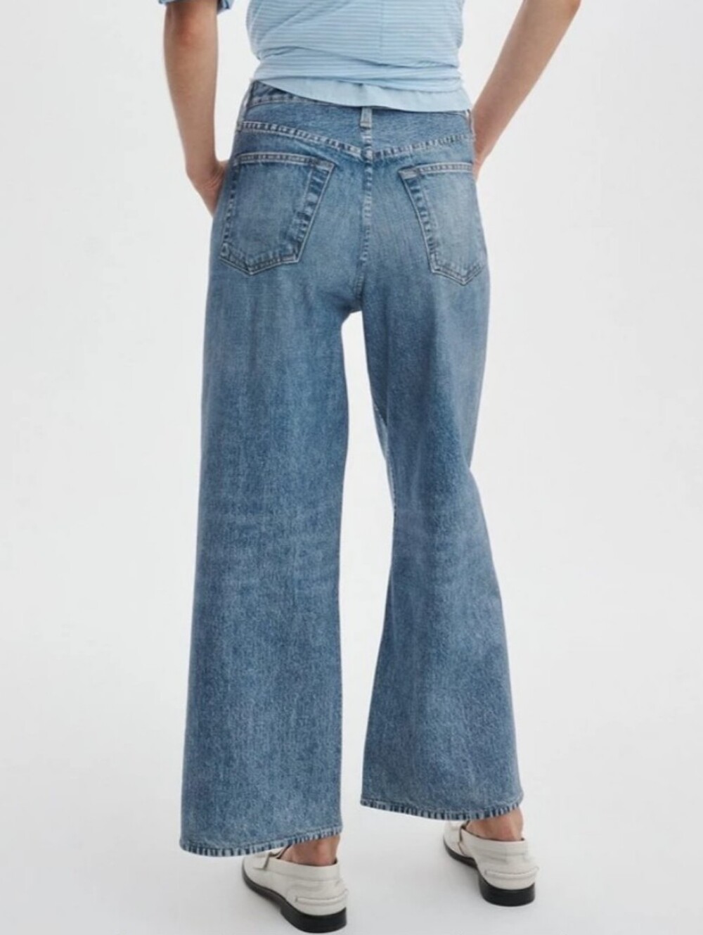 rag & bone Miramar Andi wide-leg pants 27 - Picture 12 of 12